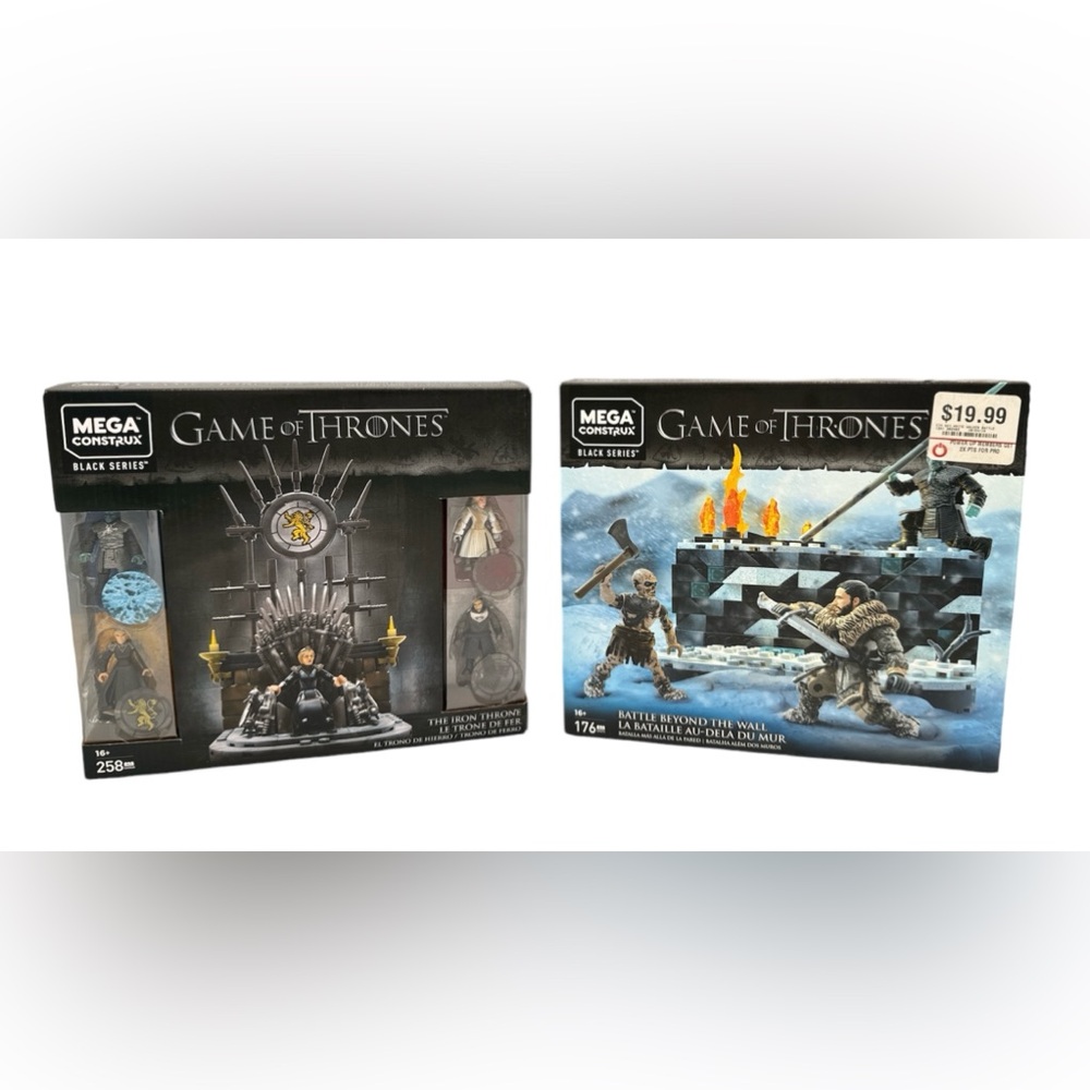 Mega Construx Black Series Game of Thrones Iron Throne & Battle Beyond the Wall